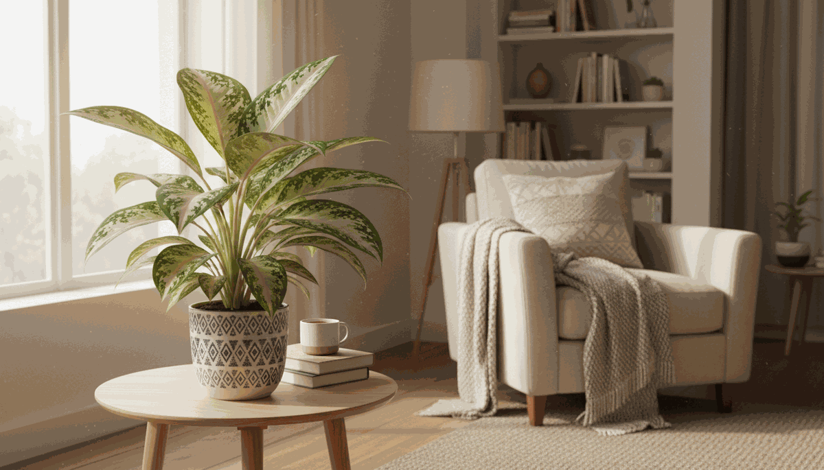 Растение Аглаонема (Aglaonema) в домашнем интерьере