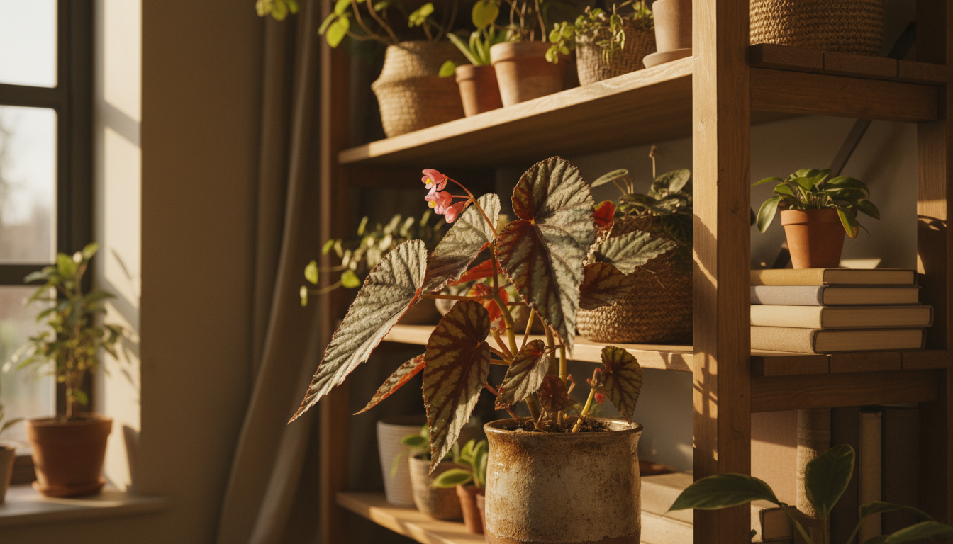 Бегония (Begonia), в интерьере скандинавского стиля